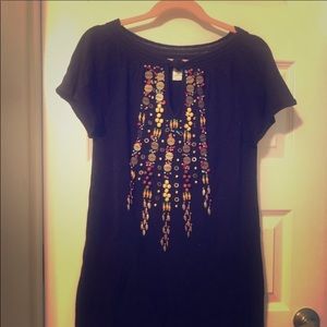 Nanette Lepore lightweight black sweater dress M